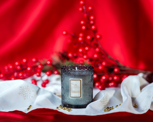 Vintage lacivert kokulu mum