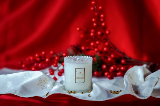 Vintage beyaz kokulu mum